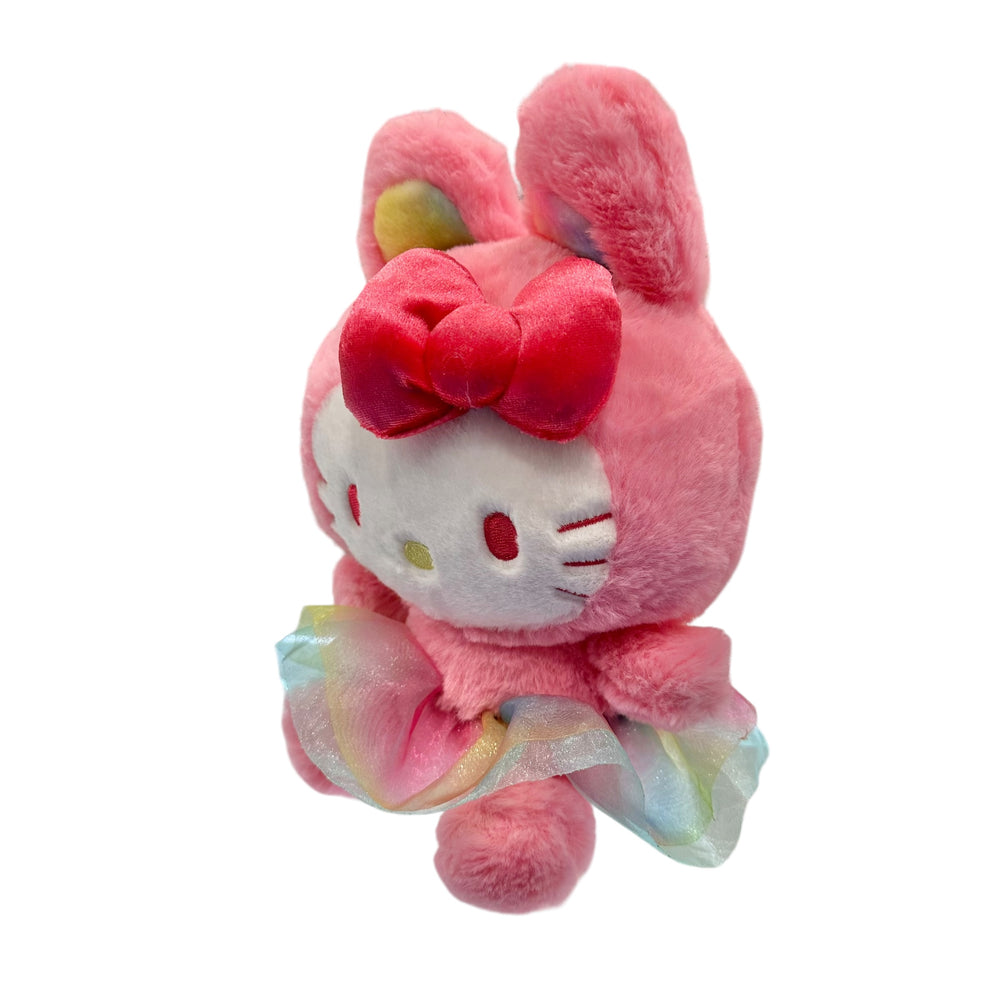 Hello Kitty "Pink Rainbow Bunny" 9in Plush