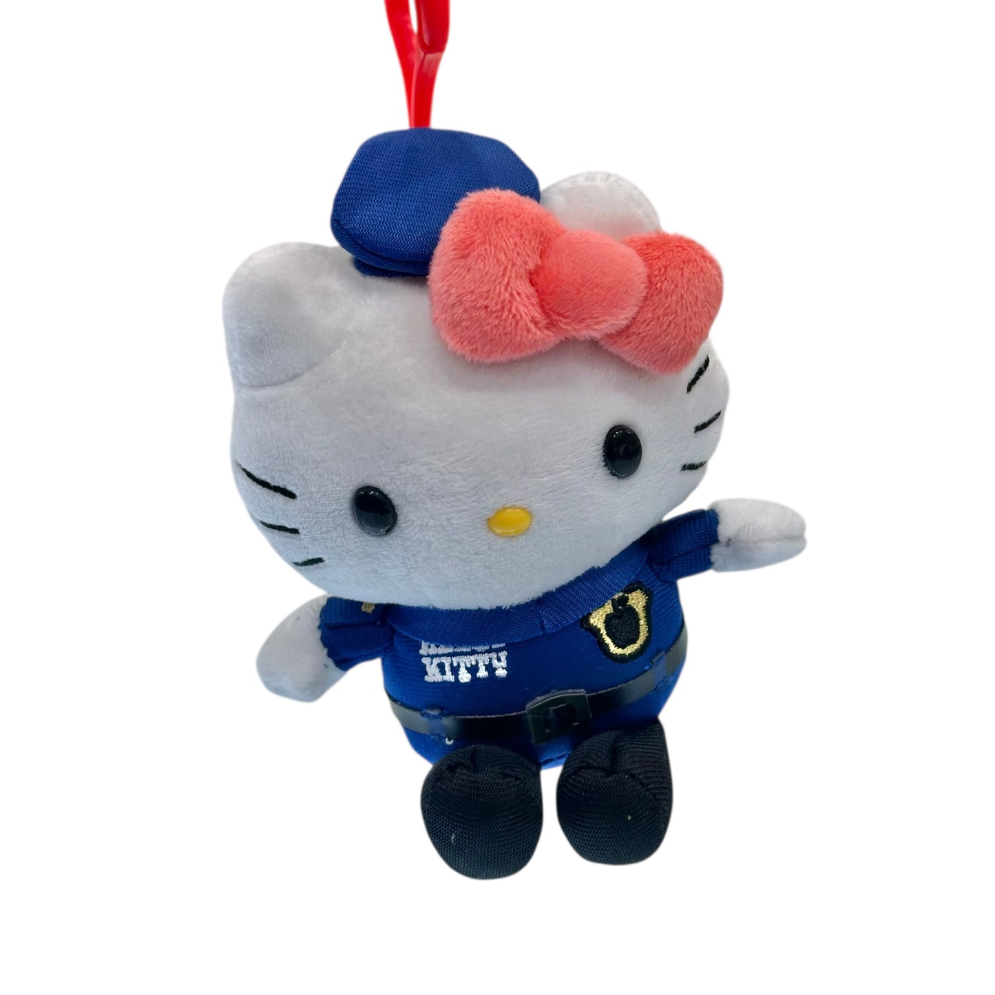 Hello Kitty "Policeman Occupation" Mascot Clip On