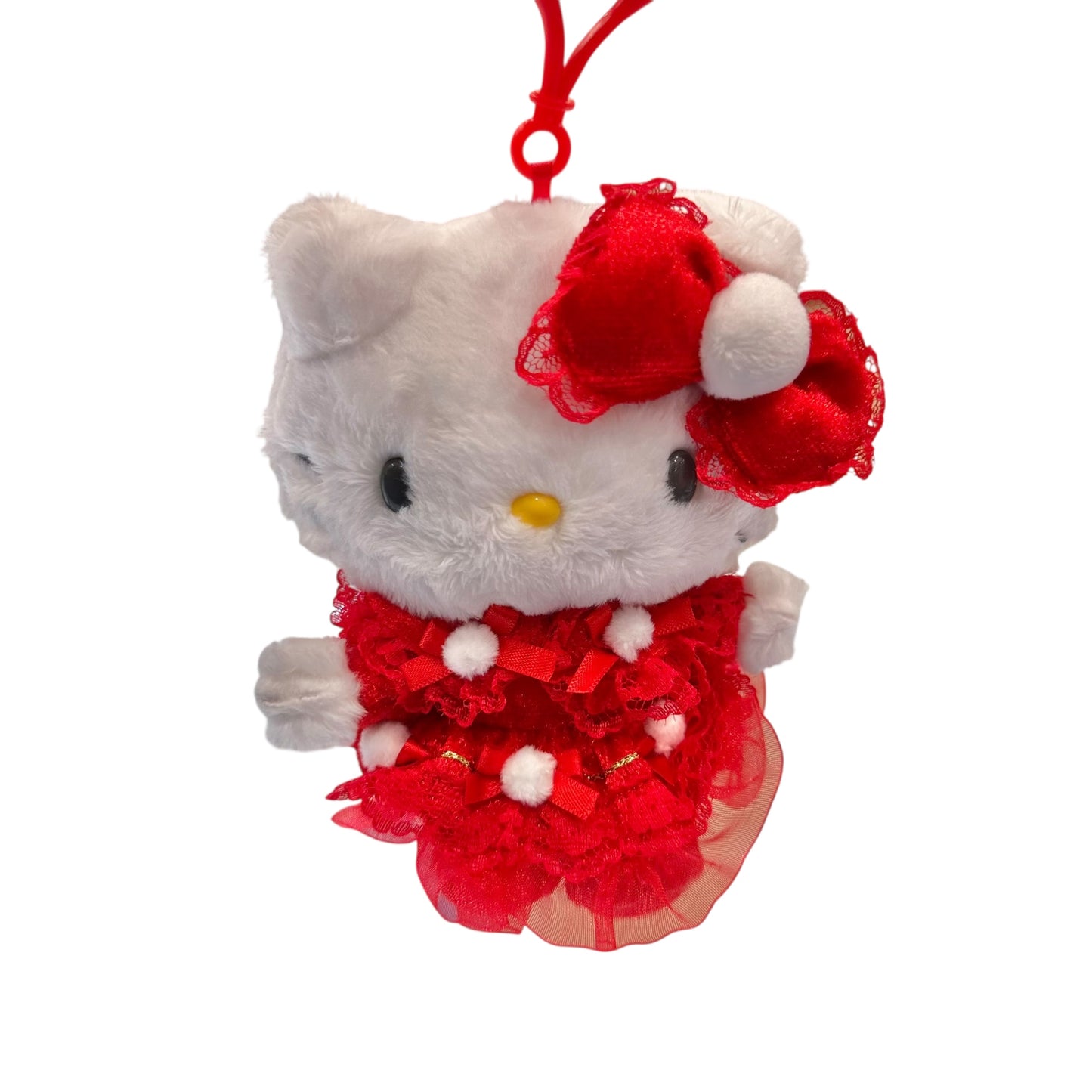 Hello Kitty "Christmas Dress" Mascot Clip On