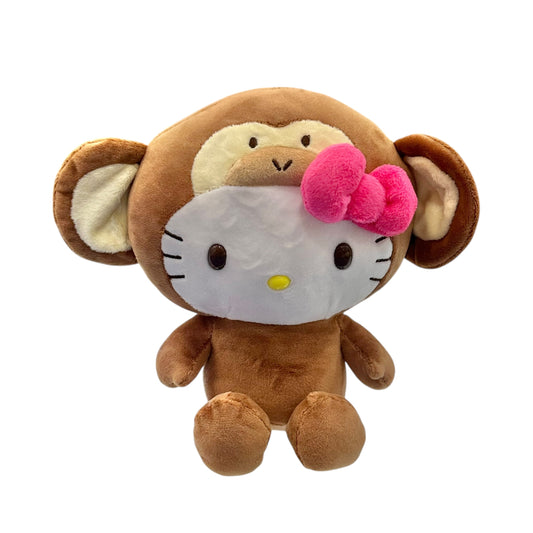 Hello Kitty "Monkey Tropical Animal" 7in Plush
