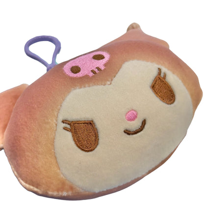Kuromi "Bread Food" Mascot Clip On
