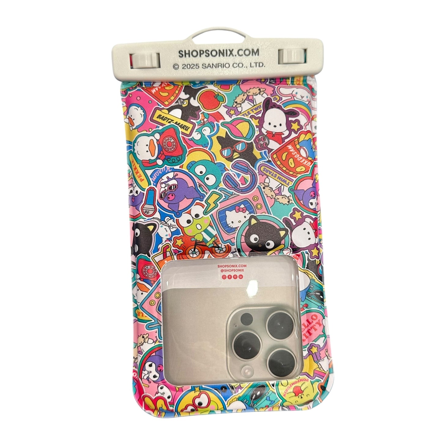 Sonix x Hello Kitty & Friends "Stickers" Waterproof Phone Pouch