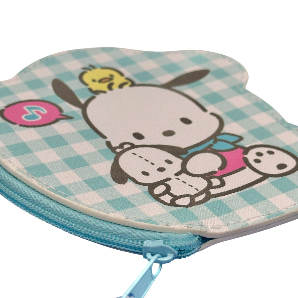 Pochacco "Pastel Check" Die-Cut Coin Purse