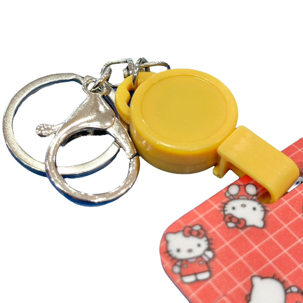 Hello Kitty "Red" Plastic Card Case w/ Key Reel