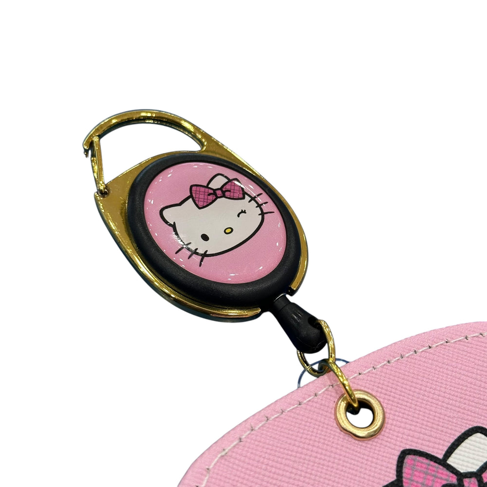 Hello Kitty "Blazer Uniform" Japan Girl Card Case w/ Key Reel