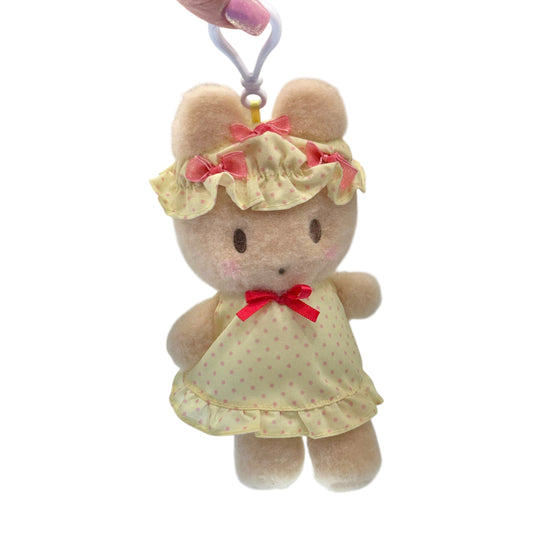 Marroncream "Nightcap w/ Ribbon" Mascot Clip On