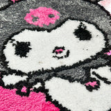 Kuromi "Applique" Die-Cut Rug