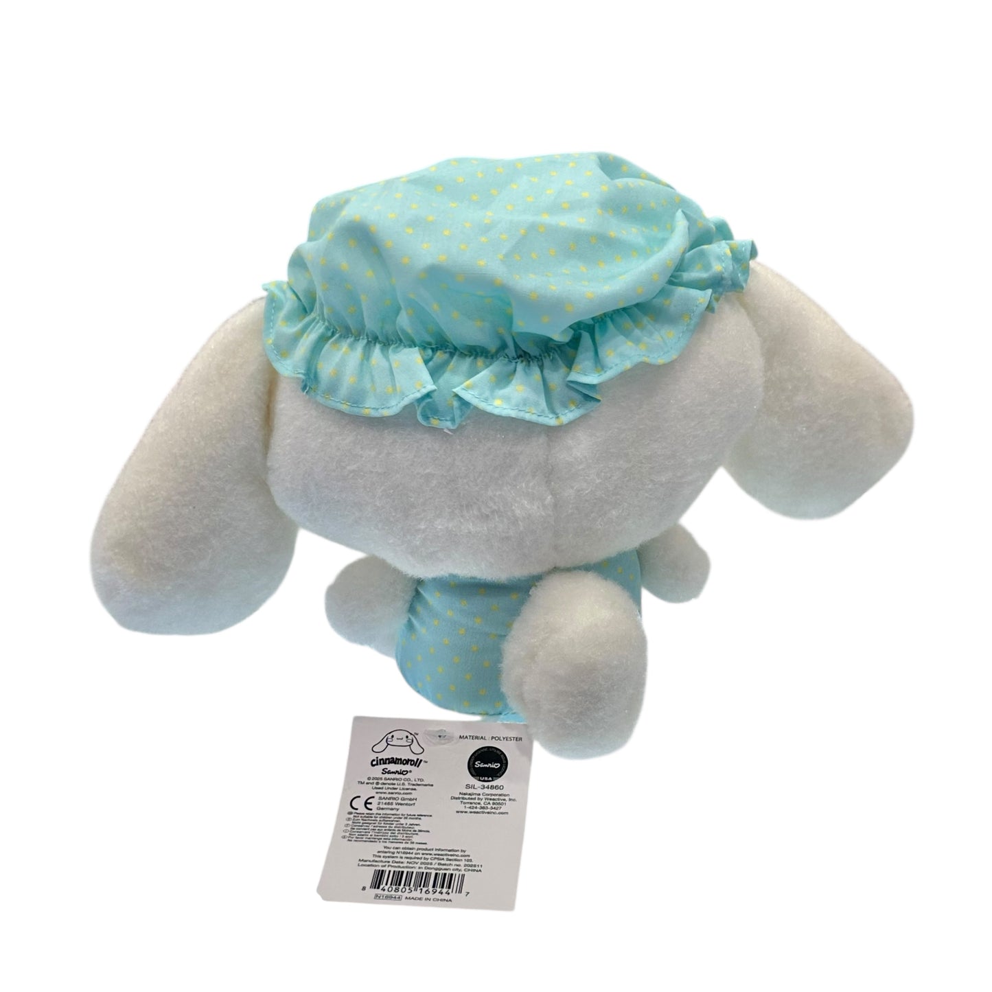 Cinnamoroll "Nightcap w/ Ribbon" 9in Plush