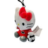Hello Kitty "Soccer Club Activities" Mascot Clip On