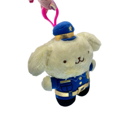Pompompurin "Policeman" Collectible Mascot Clip On
