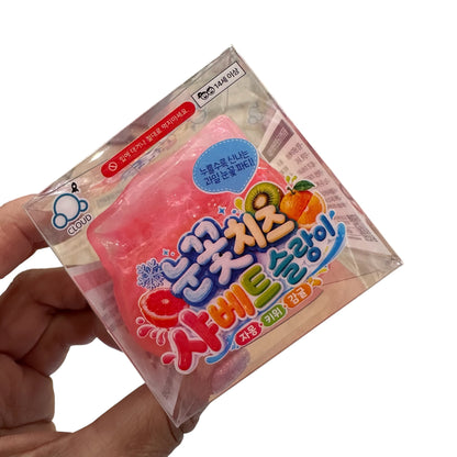 Snowflake Cheese Sherbert Squishy