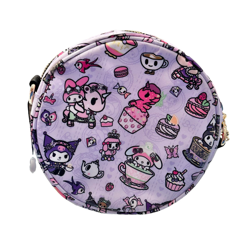 tokidoki x Kuromi & My Melody "Garden Party" Round Small Crossbody