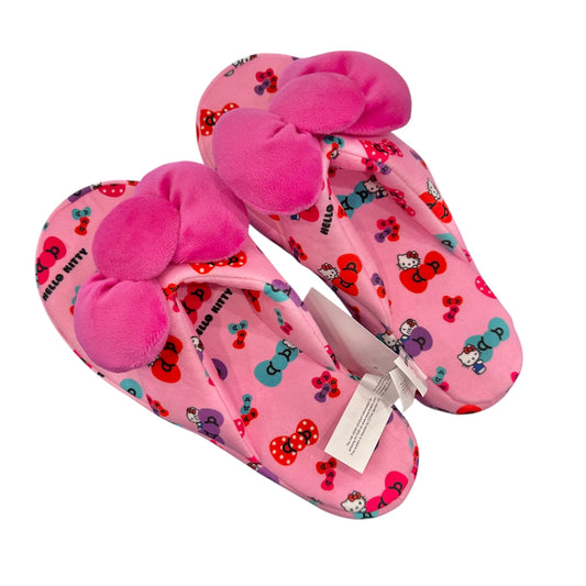 Hello Kitty "Ribbon Pattern" Bath Slippers