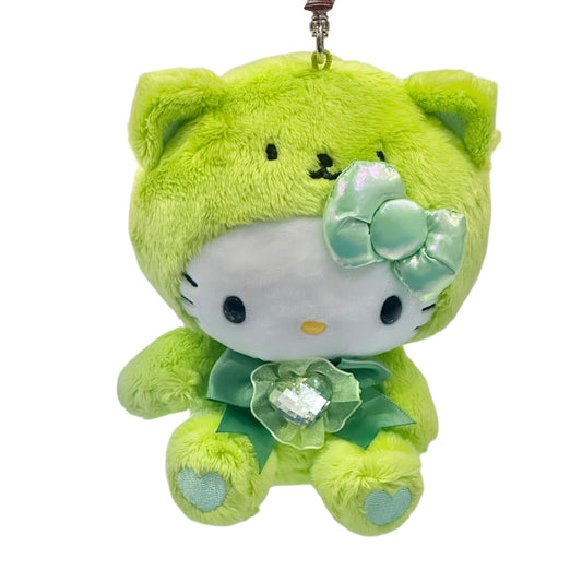Hello Kitty "Aug Birthstone" Mascot Metal Clip-On