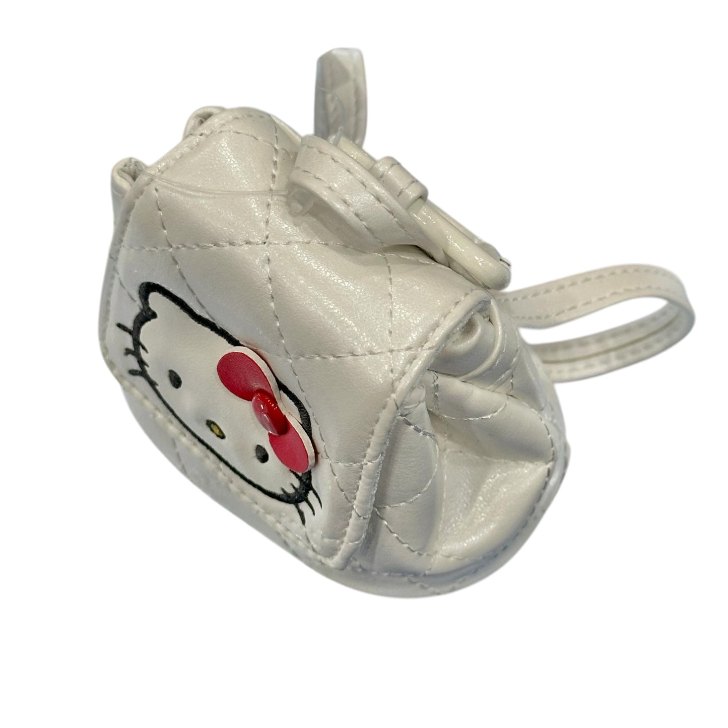 Hello Kitty "White Quilt" Mini Backpack Pouch
