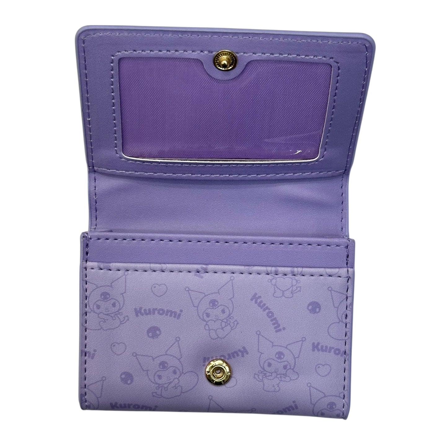 Kuromi 2-Fold Simple Wallet