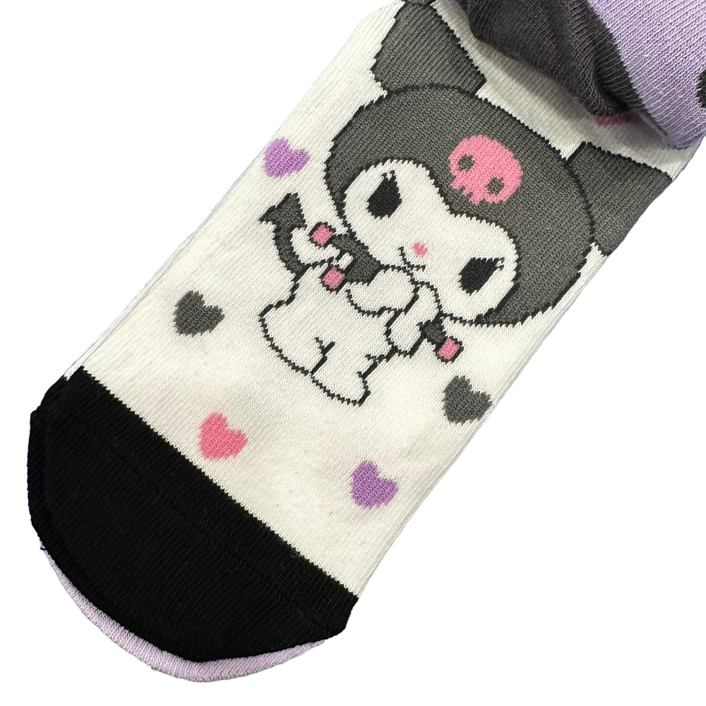 Kuromi Kids 3 Pair Sneaker Socks (16-18)