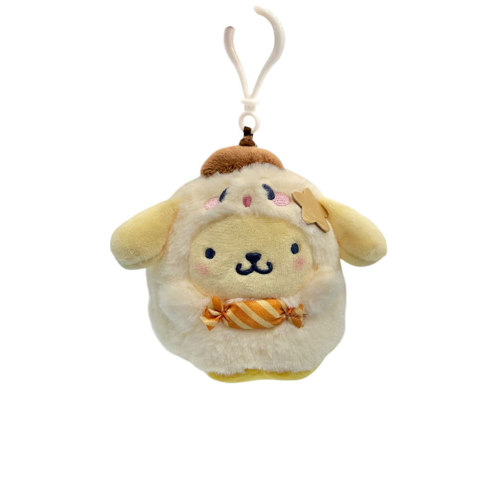 Pompompurin "Candy Ghost" Mascot w/ Ball Chain