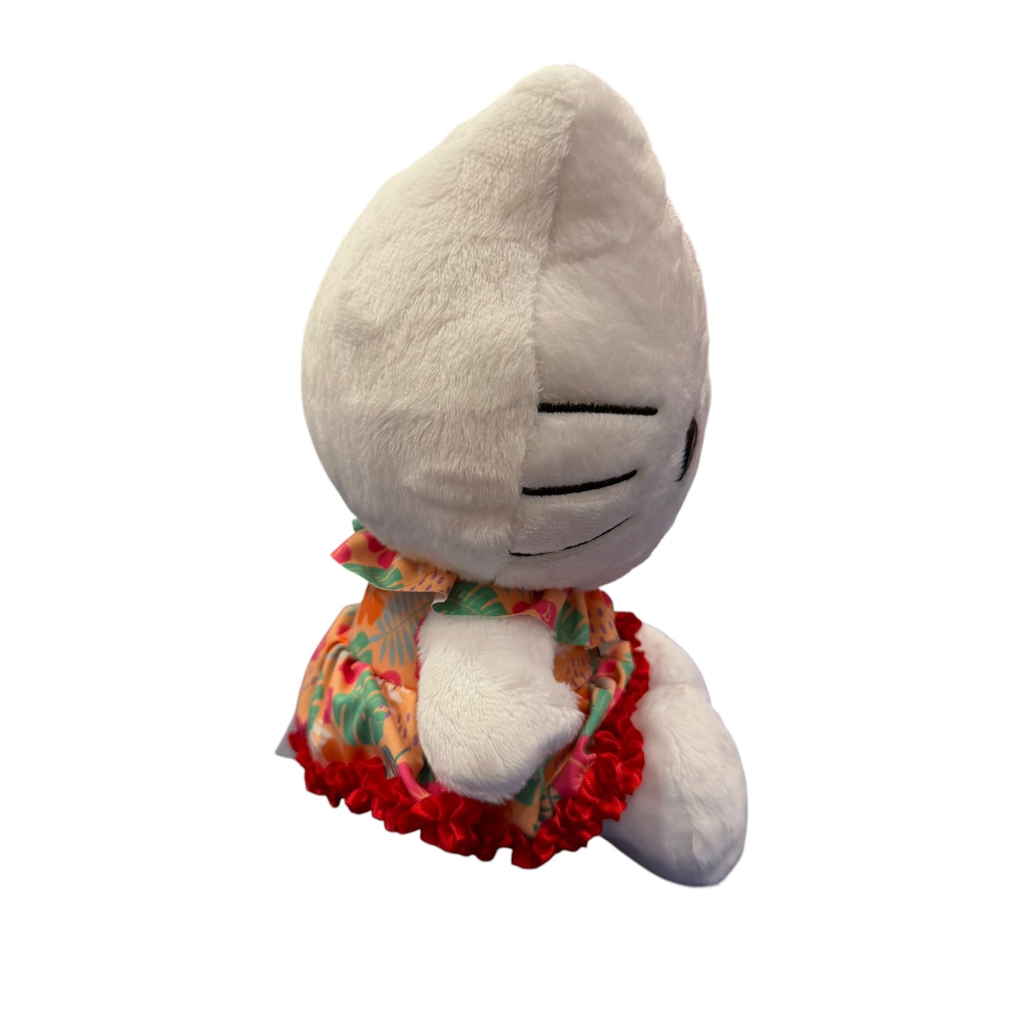 Hello Kitty "White Hibiscus" 8in Plush
