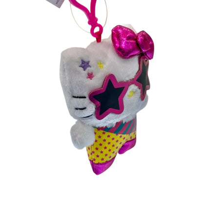 Hello Kitty "Star Sunglasses" Flat Mascot Clip On