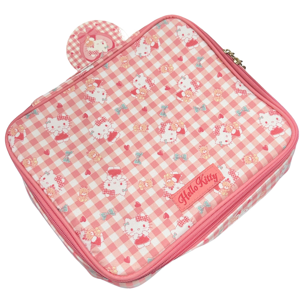 Hello Kitty "Plaid" Cosmetic Pouch