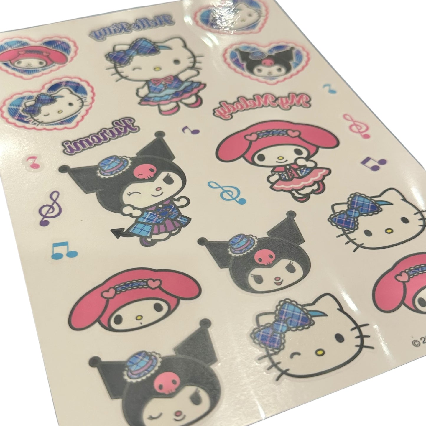 Sanrio Characters "Girls Group" Temporary Tattoo