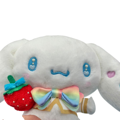 Cinnamoroll "Strawberry Rainbow" Mascot Clip On