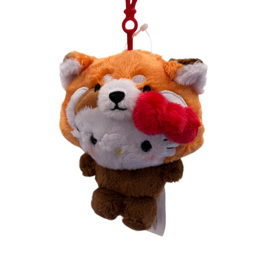 Hello Kitty "Red Panda Zoo" Mascot Clip On