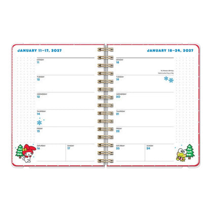 Hello Kitty & Friends 2027 Retro Deluxe Compact Flexi Planner