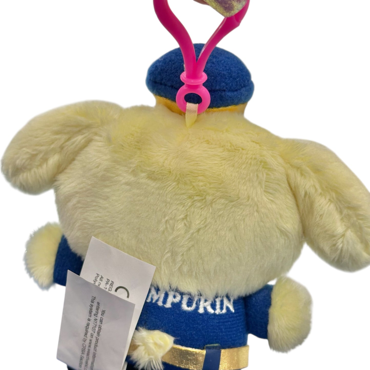 Pompompurin "Policeman" Collectible Mascot Clip On