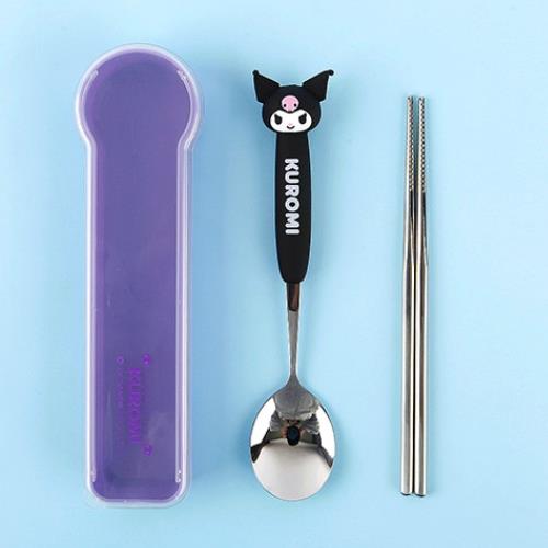 Kuromi Spoon & Chopstick Set