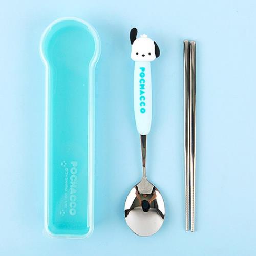 Pochacco Spoon & Chopstick Set