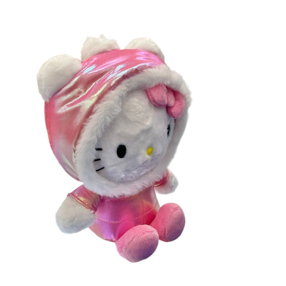 Hello Kitty "Shiny Hooded Puffer Jacket" 8in Plush