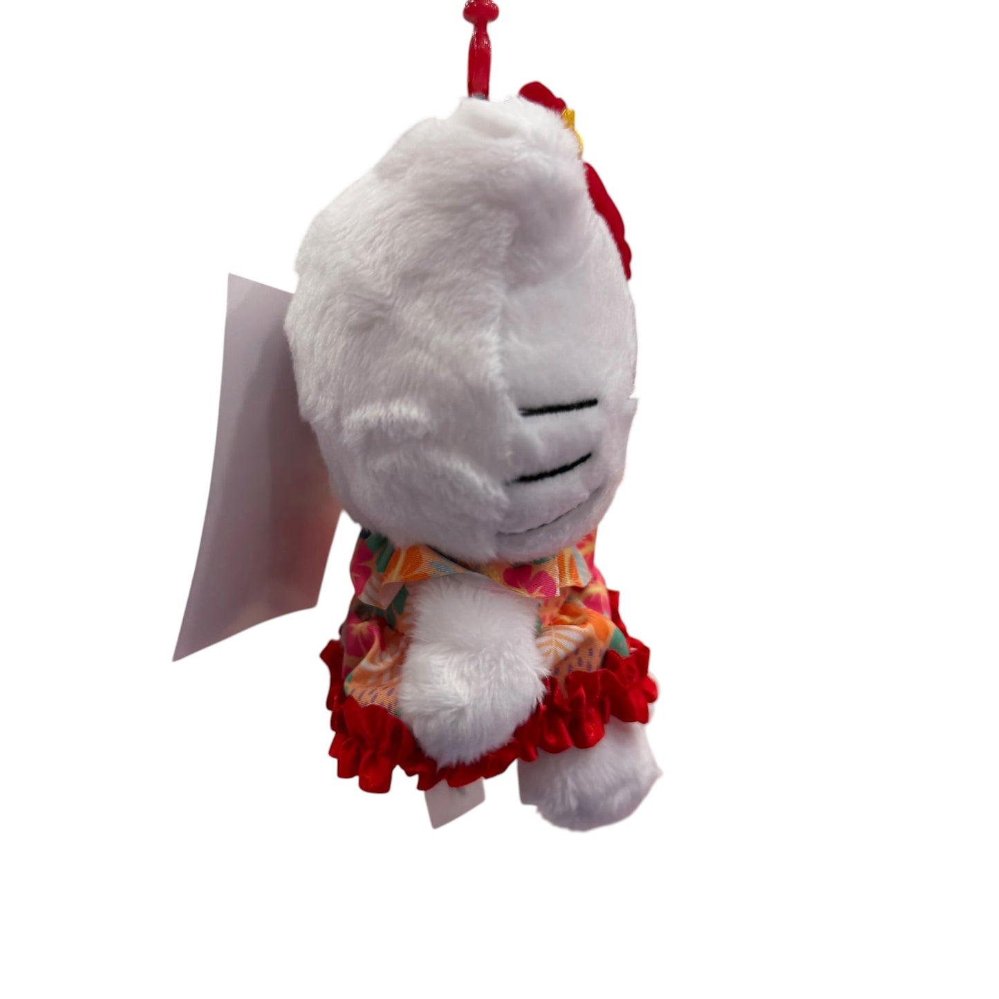 Hello Kitty "White Hibiscus" Mascot Clip On