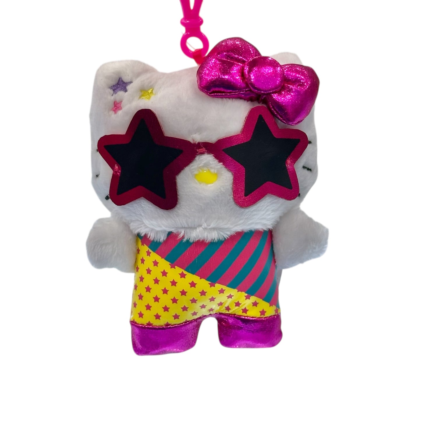 Hello Kitty "Star Sunglasses" Flat Mascot Clip On