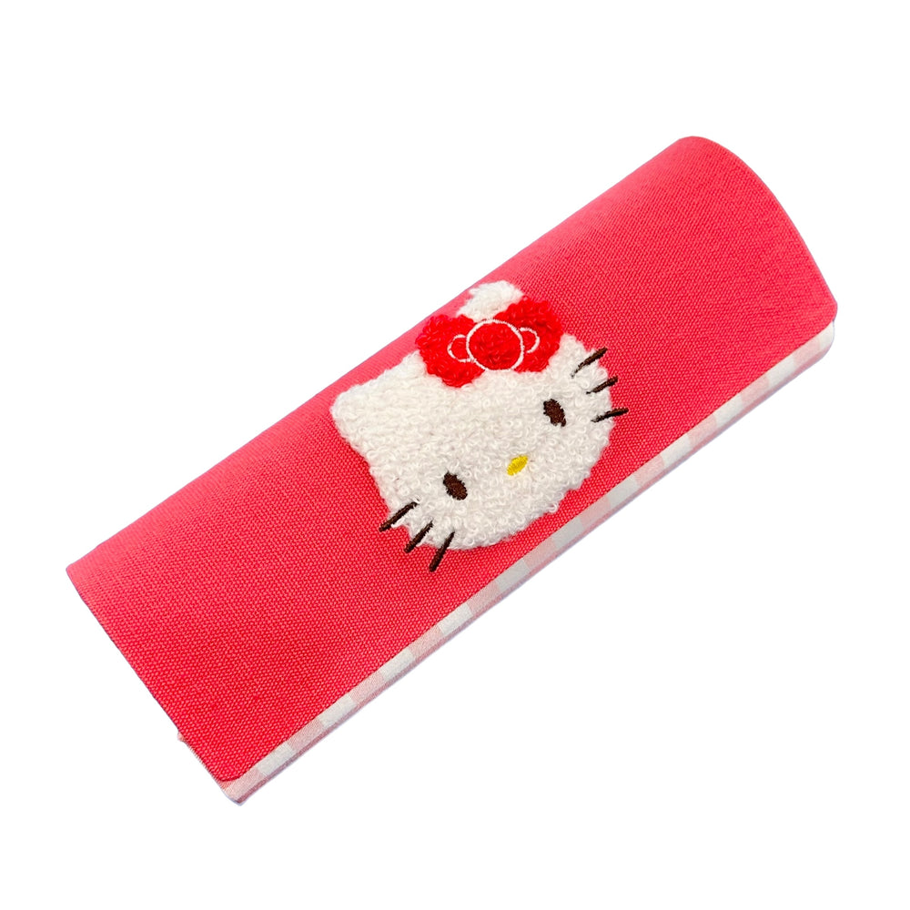 Hello Kitty "Chenille Gingham" Glasses Case