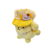 Pompompurin "Gingham Casquette" Mascot Clip On Plush