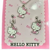 Hello Kitty Necklace & Earrings Set