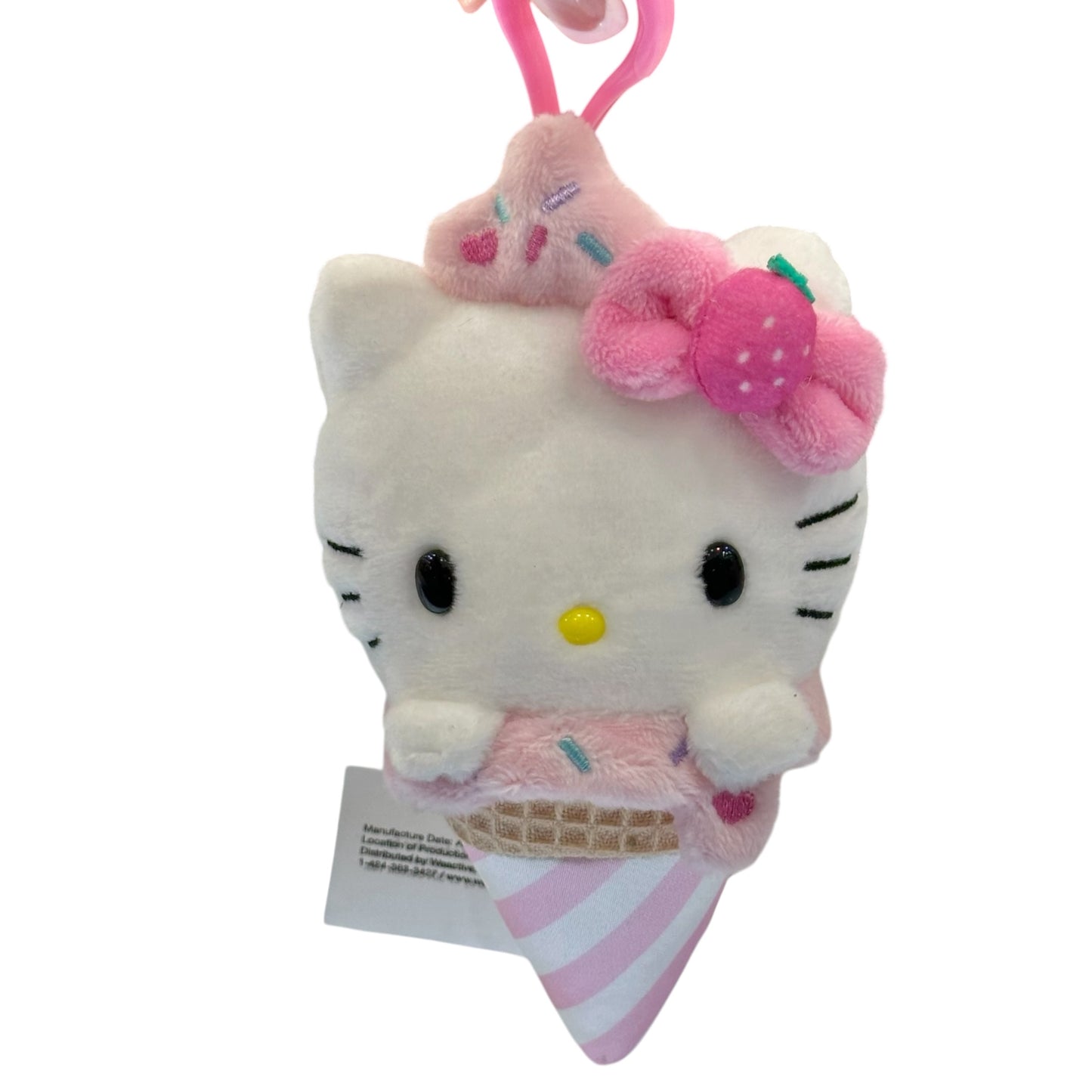Hello Kitty "Ice Cream" Mascot Clip On