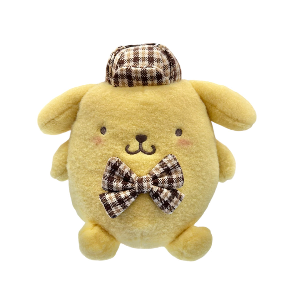 Pompompurin "Mocha Check" 11in Plush