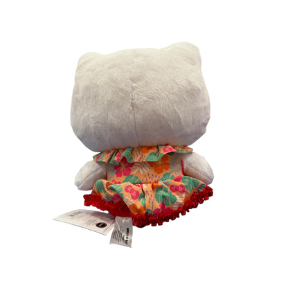 Hello Kitty "White Hibiscus" 8in Plush