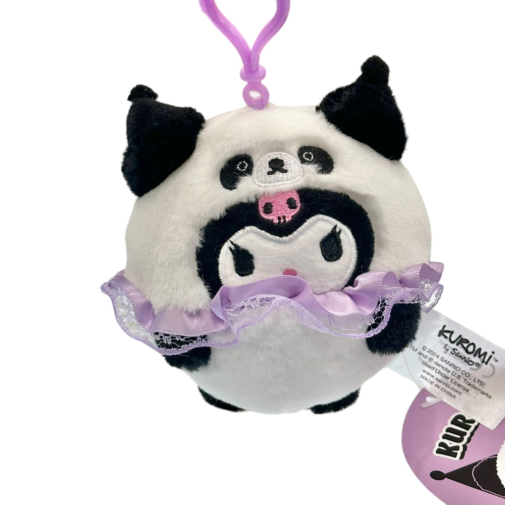 Kuromi "Black Panda" Mascot Clip On