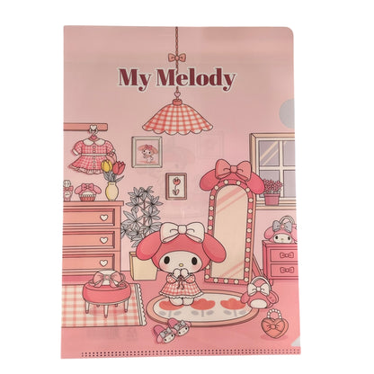 My Melody "Room" Large Folder