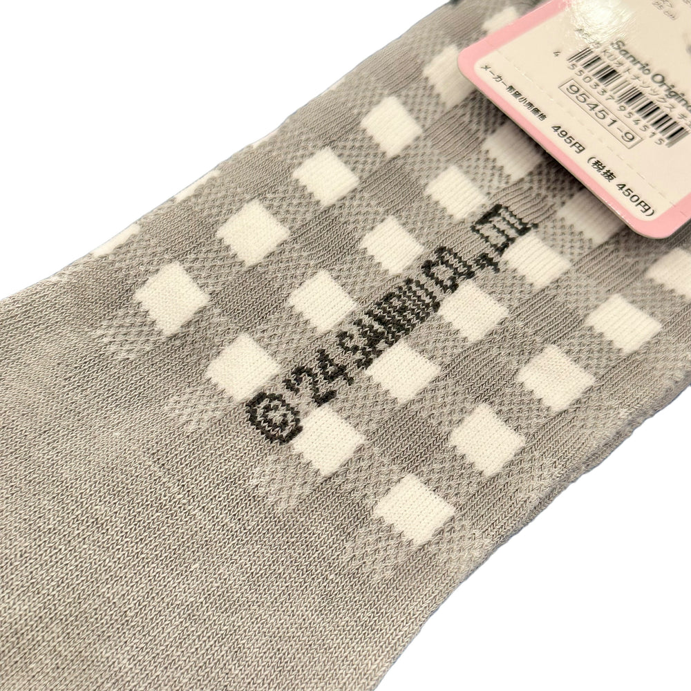 Kuromi Adult "Check" Socks