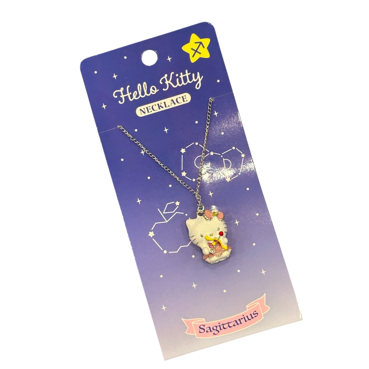 Hello Kitty "Sagittarius" Zodiac Necklace