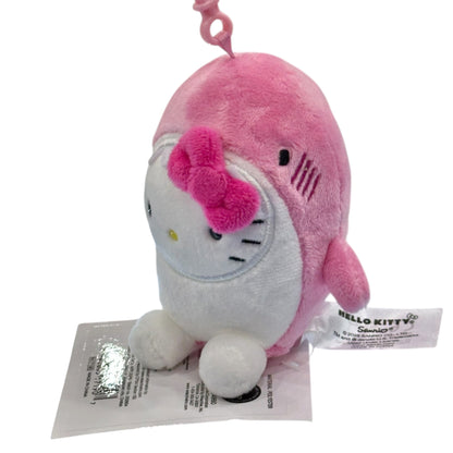 Hello Kitty "Pink Shark" Mascot Clip On