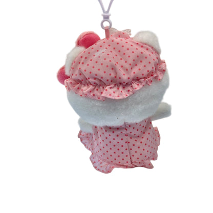 Hello Kitty "Nightcap w/ Ribbon" Mascot Clip On