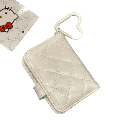 Hello Kitty "White Quilt" Handy Mirror