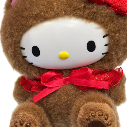 Hello Kitty "Brown Bear" Plushie Pops Mascot w/ Carabiner