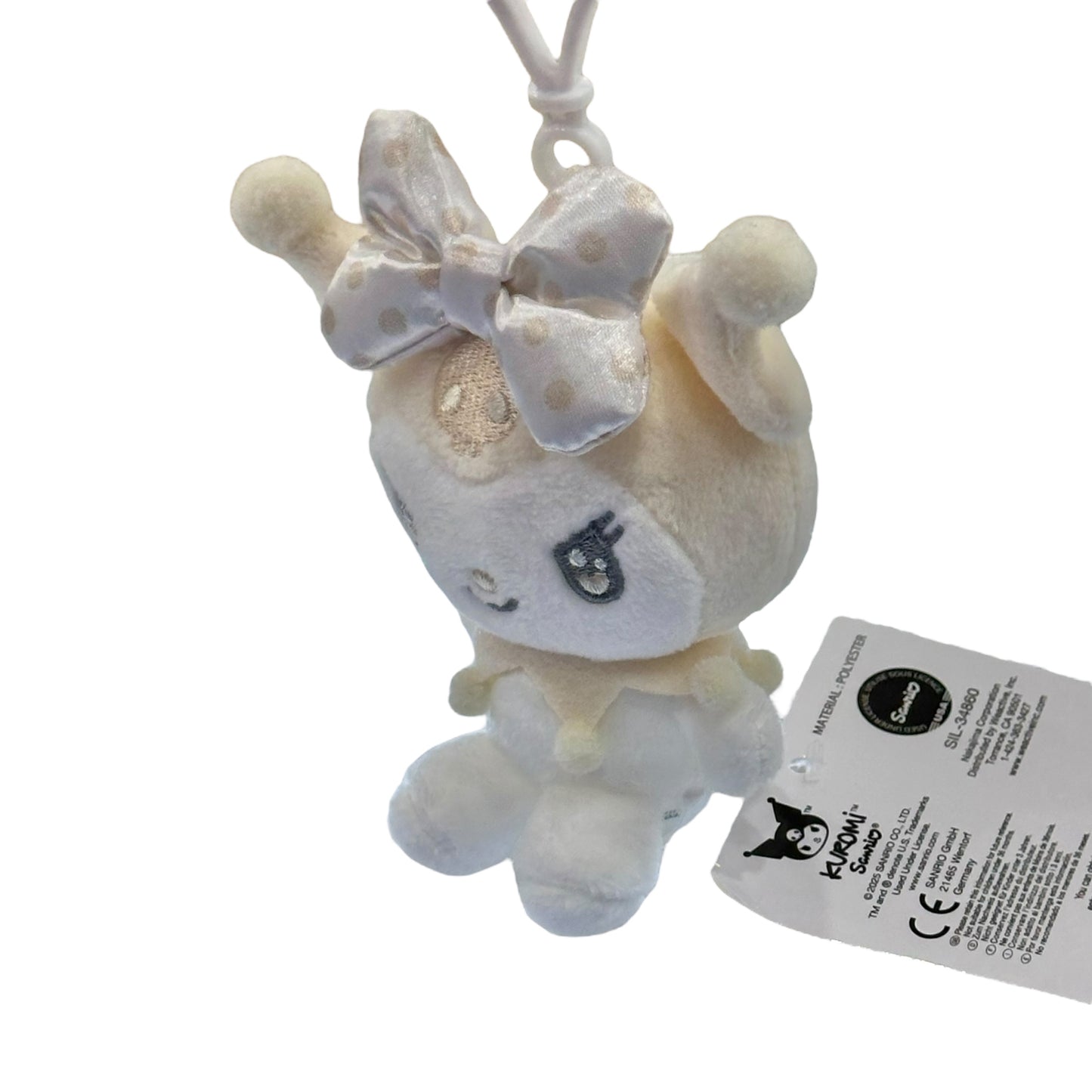 Kuromi "White" Favorite Color Mascot Clip On